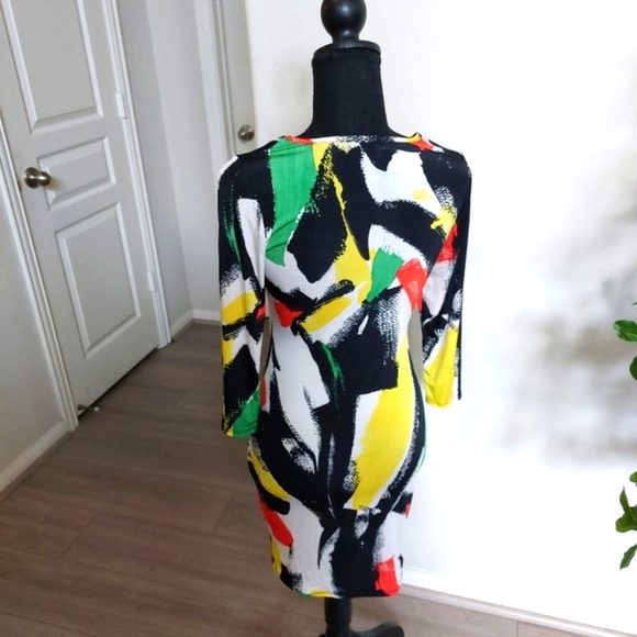 AUDITIONS Women's Multicolor Mini Bodycone Dress Size Large - Picture 15 of 15